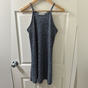 Wildflower Blue Floral Print Dress Size Medium